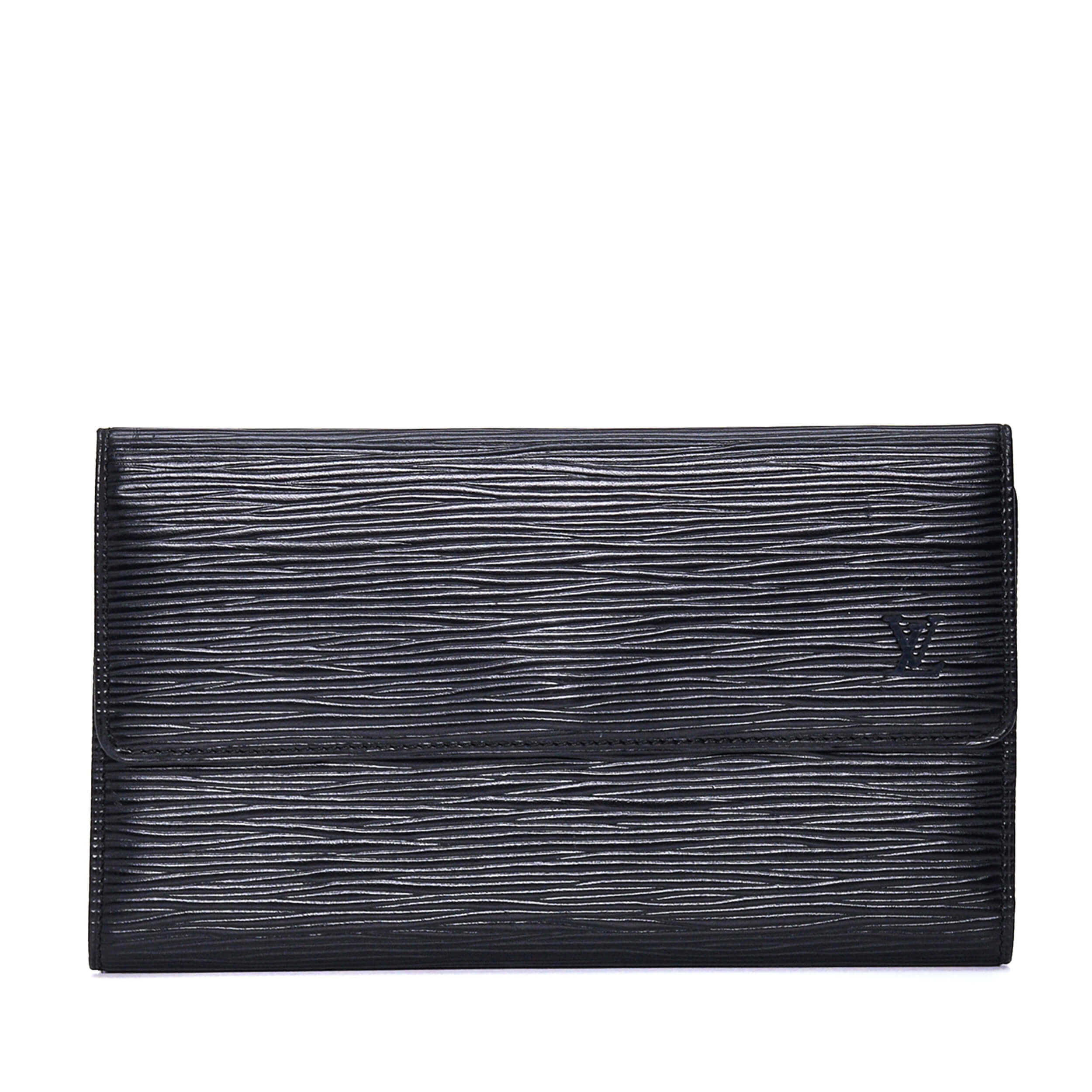 Louis Vuitton - Black Epi Leather Sarah Wallet